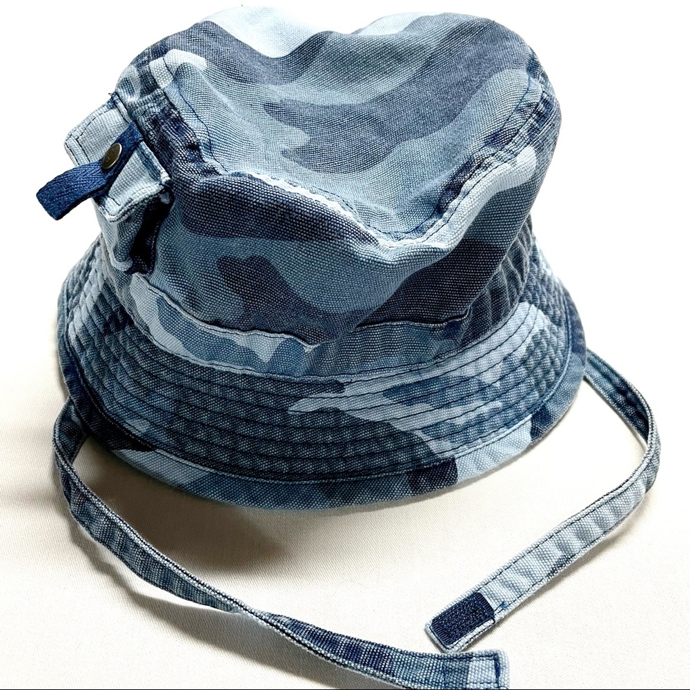 🛍 Children’s Blue Distressed Camouflage Hat